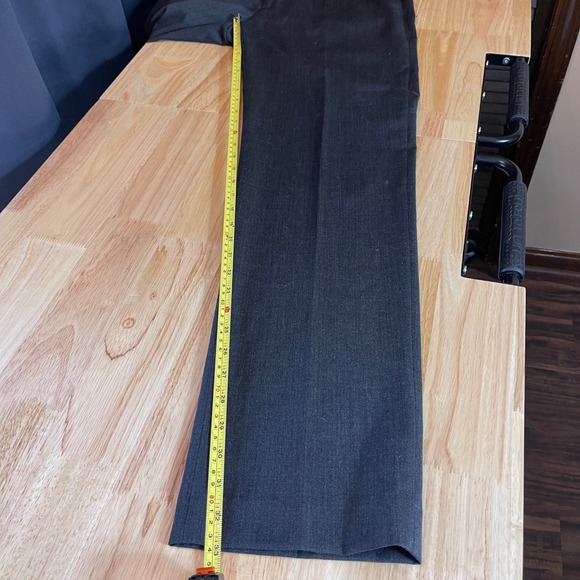 Banana Republic Tailored Slim Charcoal Wool Blend Dress Pants Men's Size 32x34 - Picture 6 of 7